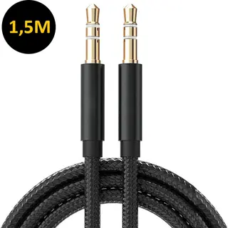 ThunderGold Aux Kabel - Audio Kabel 3.5mm - Jack Kabel - Male To Male - 1.5 Meter