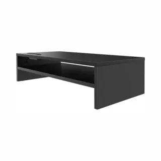 LuxeBass Monitorstandaard Beeldscherm Verhoger Monitor Verhoger Met Telefoonhouder - (zwart) LB616