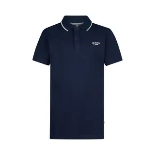 Petrol Industries Shirt 'Caribbean' Navy / Wit