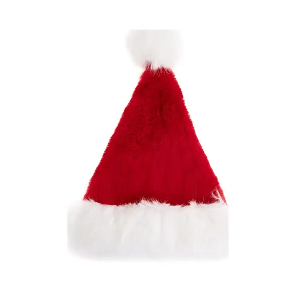 Kimu Luxe Kerstmuts Baby Rood Bont Wit Nepbont - 0 Tot 1 Jaar Omtrek 42-46 Cm - Kerstman Kerst Muts - Kerstmis Rode Bontmuts Newborn Dreumes Festival thumbnail