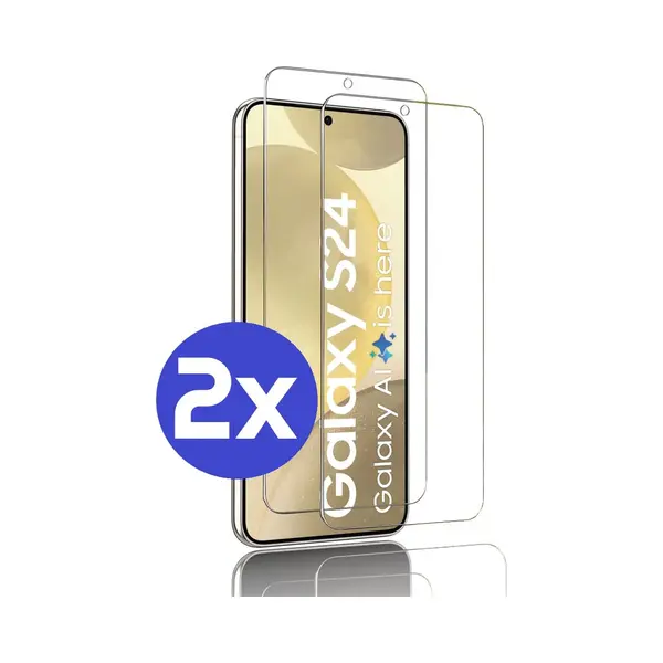 ArmorDrop Premium Screenprotector Geschikt Voor Samsung S24 - Gehard Glas - 2 Stuks thumbnail