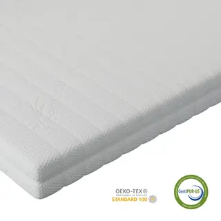 Ada Sleep® Koudschuim Matras 80x160 Cm - 14 Cm - Ventilerend - Hypoallergeen - Wasbare Hoes - CertiPUR® En Okoetex Gecertificeerd - Ergonomische