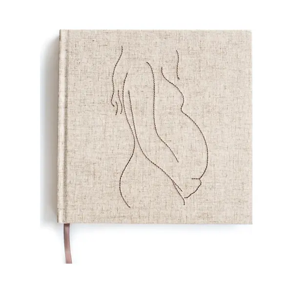 Leukigheidjes - Zwangerschapsdagboek - Negen Maanden Dagboek - Linnen Cover - Stiksel thumbnail