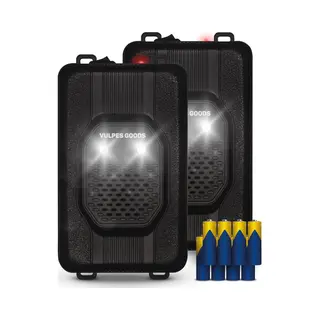 Vulpes Goods® Verjager - Marterverjager - Ongedierteverjager - Multifunctionele Set Binnen & Buiten - Batterijen, 12V & Auto Accu - Marters, Muizen &