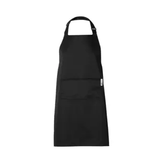 Chefs Fashion - Keukenschort Voor Dames En Heren - Unisex - Zwart Schort - 2 Zakken - Simpel Verstelbaar - In Meerdere Kleuren - 71 X 82 Cm