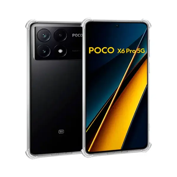 ChiGuard Geschikt Voor Poco X6 Pro - Hoesje - Shock Proof Case – Cover Transparant thumbnail