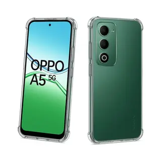 ChiGuard Hoesje Geschikt Voor Oppo A5 5G Hoesje - Shock Proof Case – Cover Transparant