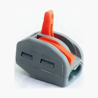 DW4Trading 2-voudige Lasklemmen Voor Massieve En Soepele Stroomdraad - Connectors - 10 Stuks