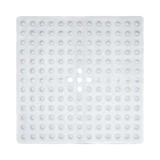 Hgmd® Hgmd Antislip Douchemat / Badmat - Transparant - 53x53 Cm - Zuignappen - Douchemat - Badkamermat - Antislip Voor Douche