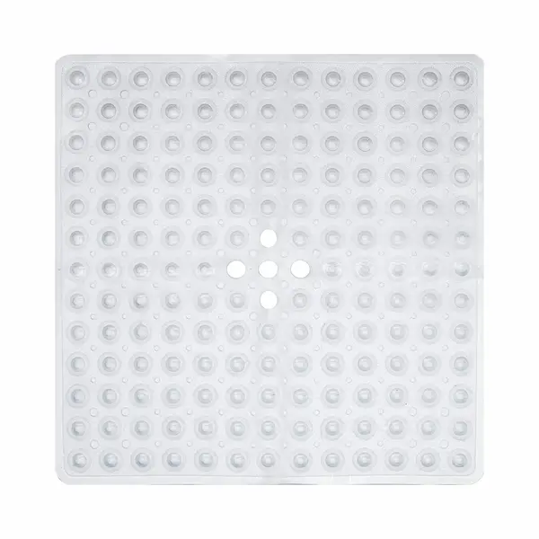 Hgmd® Hgmd Antislip Douchemat / Badmat - Transparant - 53x53 Cm - Zuignappen - Douchemat - Badkamermat - Antislip Voor Douche thumbnail