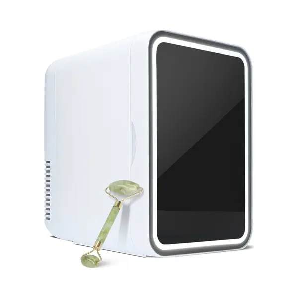 Soft&Silky - Skincare Fridge - 2-in-1 Koelen En Verwarmen - 6, 5 Liter - Inclusief Led Spiegel En Jade Roller thumbnail