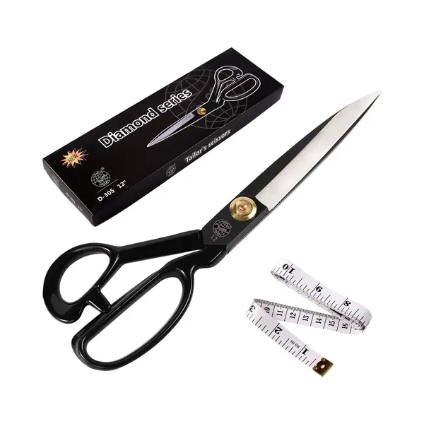 Remgoods Kleermakersschaar 30, 4 cm – Extra Sterke Stoffenschaar – Professionele Stoffenschaar Voor Denim, Leer & Dikke Stoffen – Ergonomisch thumbnail