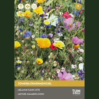 Tuin De Bruijn® Zaden - Zomerbloemen - Xl Verpakking - Mengsel 5 Gram Zaden