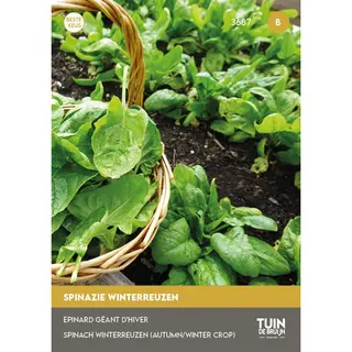 Tuin De Bruijn® Zaden - Spinazie Winterreuzen - Ca. 15 Gram Zaden - Winter Spinazie - September En Oktober Zaaien