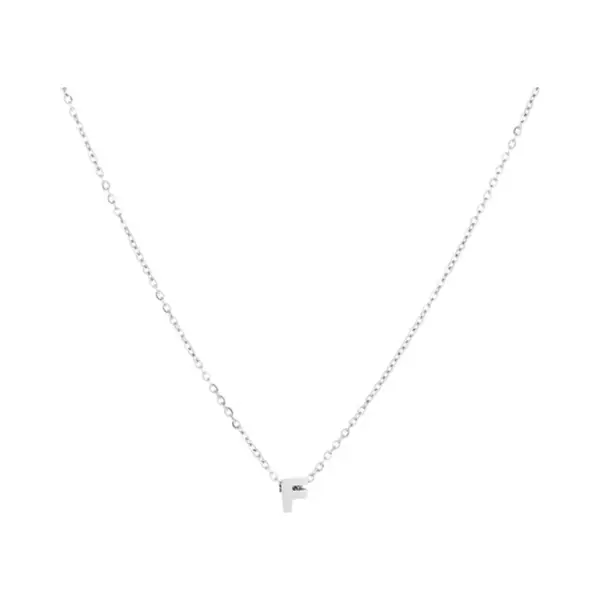 Bijoutheek Letter-Ketting-F-Zilver thumbnail