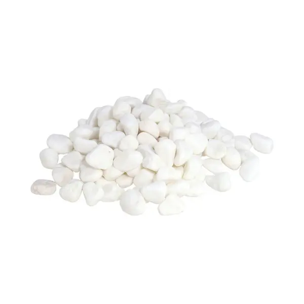 Gerimport Witte Kiezelsteentjes - Decoratie Steentjes Voor Aquarium Of Bloempot - 800 Gram thumbnail