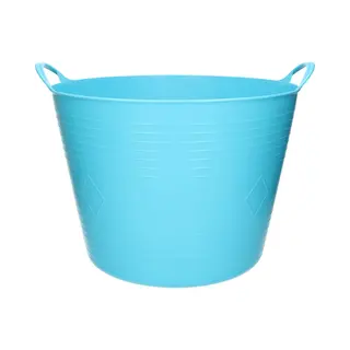 Flexibele Kuip - 40 Liter - Blauw - Kunststof - D45 Cm - Emmer - Wasmand