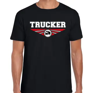 Bellatio Decorations Trucker T-shirt Heren - Beroepen / Cadeau / Verjaardag Xxl