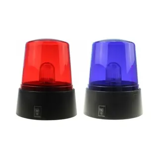 Krüger Kruger Zwaailampen - 2x Stuks - Rood En Blauw Led Licht - Politie Zwaailichten