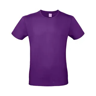 B&C Paars Basic Grote Maten T-shirt - Met Ronde Hals - Voor Heren - Katoen - Ruime Pasvorm Xxxl