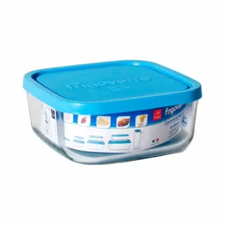 Bormioli Rocco Bewaarbakje/vershoudbakje Vigo - Glas - Vierkant - Met Deksel - 3, 4 Liter - Meal Prep