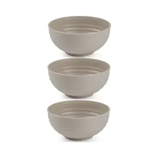 Plasticforte - Kommetjes/Schaaltjes - 6x - Kunststof - D13 Cm - Taupe
