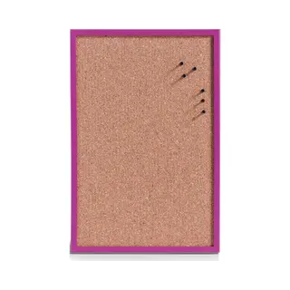 Zeller Prikbord/memobord Incl. Punaises - 40 X 60 Cm - Paars - Kurk