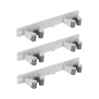 Pro Garden Tuin Gereedschap Houders/klemmen - 6x Stuks Klemmen - Voor Stelen - Opbergsysteem
