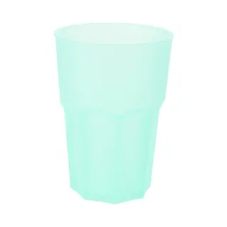 Excellent Houseware Drinkbekers - Groen - Kunststof - 480 Ml - Onbreekbare Camping En Kinder Bekers
