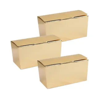 Santex Cadeaudoosje/bonbondoosje - 7 X 3 Cm - Bruiloft Bedankje - 50x Stuks - Goud - 50 Gram
