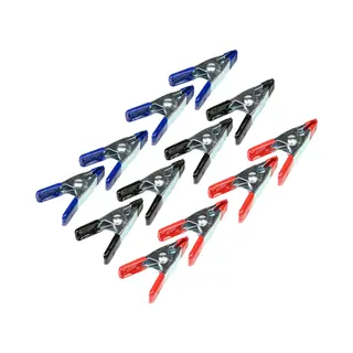 Benson Zeilklemmen/veerklemmen - 18x - Staal - 5 Cm - Mini Lijmklemmen