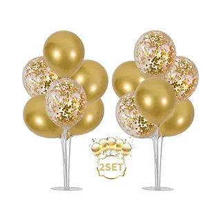 Joya Party® Tafel Ballondecoratie Goud | Tafeldecoratie Set | Ballonnen Decoratie | Feest Versiering | Decoratie | Verjaardag, Jubileum & Bruiloft