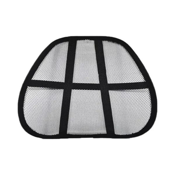 Benson Multifunctionele Rugsteun - Zwart - 40 X 38 Cm - Voor Bureaustoel / Autostoel - Ergonomisch Kussen Voor Auto, Bureaustoel Of Thuisgebruik thumbnail