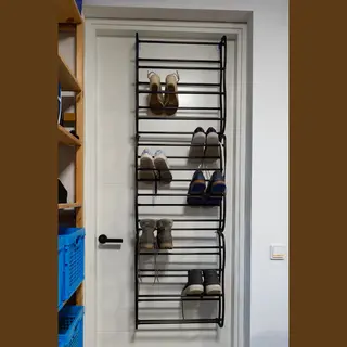 Lg Life's Green Schoenenrek Deur – Voor Alle Binnendeuren – Schoenenrek Hangend Voor 24 Tot 36 Paar Schoenen – Schoenenkast - H180xB50xD20cm –