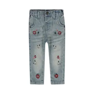 Dirkje Meisjes Loose Fit Jeans - Blue Jeans