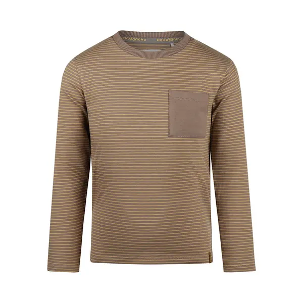 Koko Noko Jongens T-shirt - Taupe thumbnail