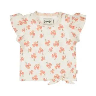 Dirkje Meisjes T-shirt - Off-white