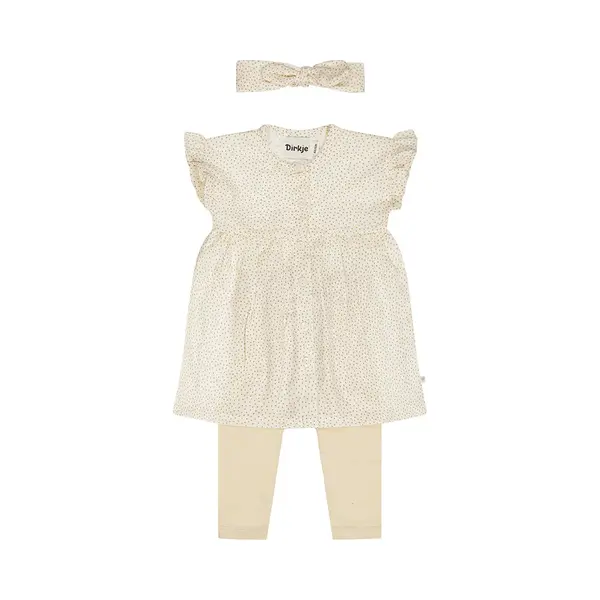 Dirkje Meisjes Kledingset - Off-white thumbnail