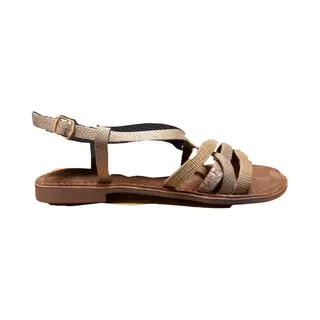 Lazamani - Zuri Dames Sandalen Gold - Maat 38