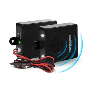 Vulpes Goods® Verjager - Marterverjager Auto 12V - Muizenverjager - Ongedierte Verjager Met Variabel Ultrasone & Flitslichten - Steenmarter Verjager