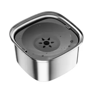 Vulpes Goods® Drinkbak Hond - Waterbak Voor Honden - Anti Knoei - Vermindert Slobberen - Rvs - Onderweg - 3L