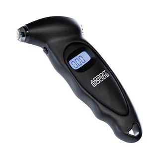 AdroitGoods Bandenspanningsmeter - Bandendrukmeter - Digitaal - Drukmeter - Zwart