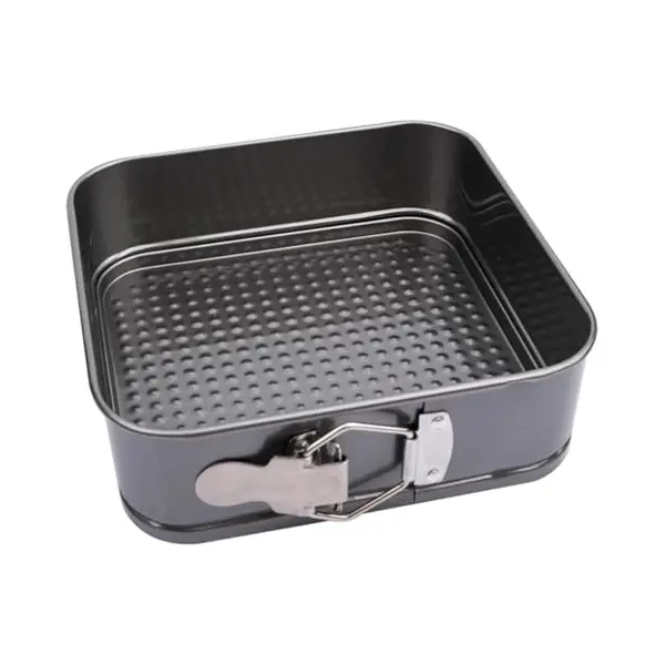 Ziva Quadratische Backform Mit Feder Für Multikocher, Airfryer Und Backöfen, Antihaftbeschichtet, 20 X 20 Cm, 6, 5 Cm Hoch, 2, 6 Liter Fassungsvermögen, thumbnail