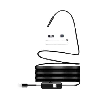 Staza Endoscoop - Geschikt Voor Usb-C En Lightning Smartphones - Inspectiecamera - Inspectiegereedschap - 8mm Kop - Flexibele Hd - 5M Kabel - Waterproof - 8