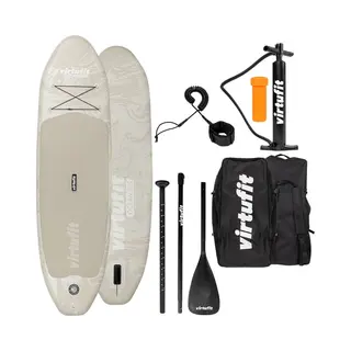 VirtuFit Ocean Opblaasbaar Sup Board 275 Cm - Max. 150 Kg - Complete Set - Inclusief Pomp, Peddel, Draagtas, Accessoires & GoPro-mount - Stand Up
