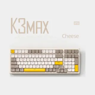 Fuegobird K3MAX Mechanisch Gaming Toetsenbord - 100keys - Gasket Mod - Rode Switch - Qwerty - Mechanical Rgb Backlight Keyboard - Cheese