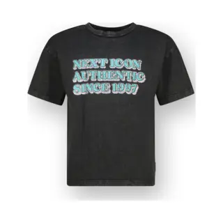 Vingino Hemra Meisjes T-shirt - Washed Black