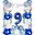 Blauw, Zilver,