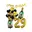 29, Goud, Groen, Zwart