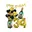 34, Goud, Groen, Zwart